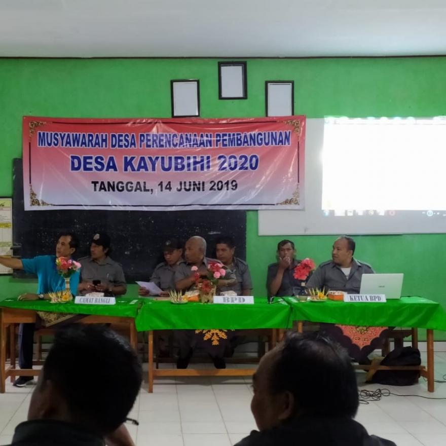 Musyawarah Perencanaan Pembangunan Desa Kayubihi Tahun 2020