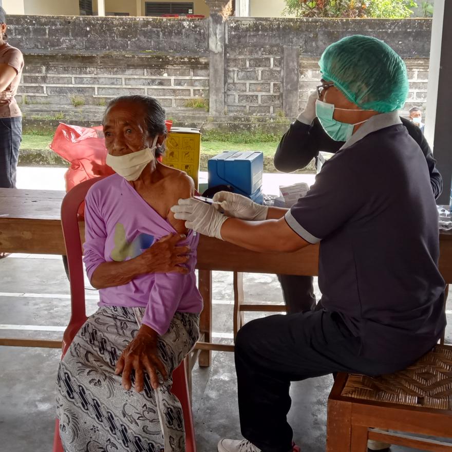 Hari Terakhir Kegiatan Gertak Vaksinasi Covid-19 Di Desa Kayubihi